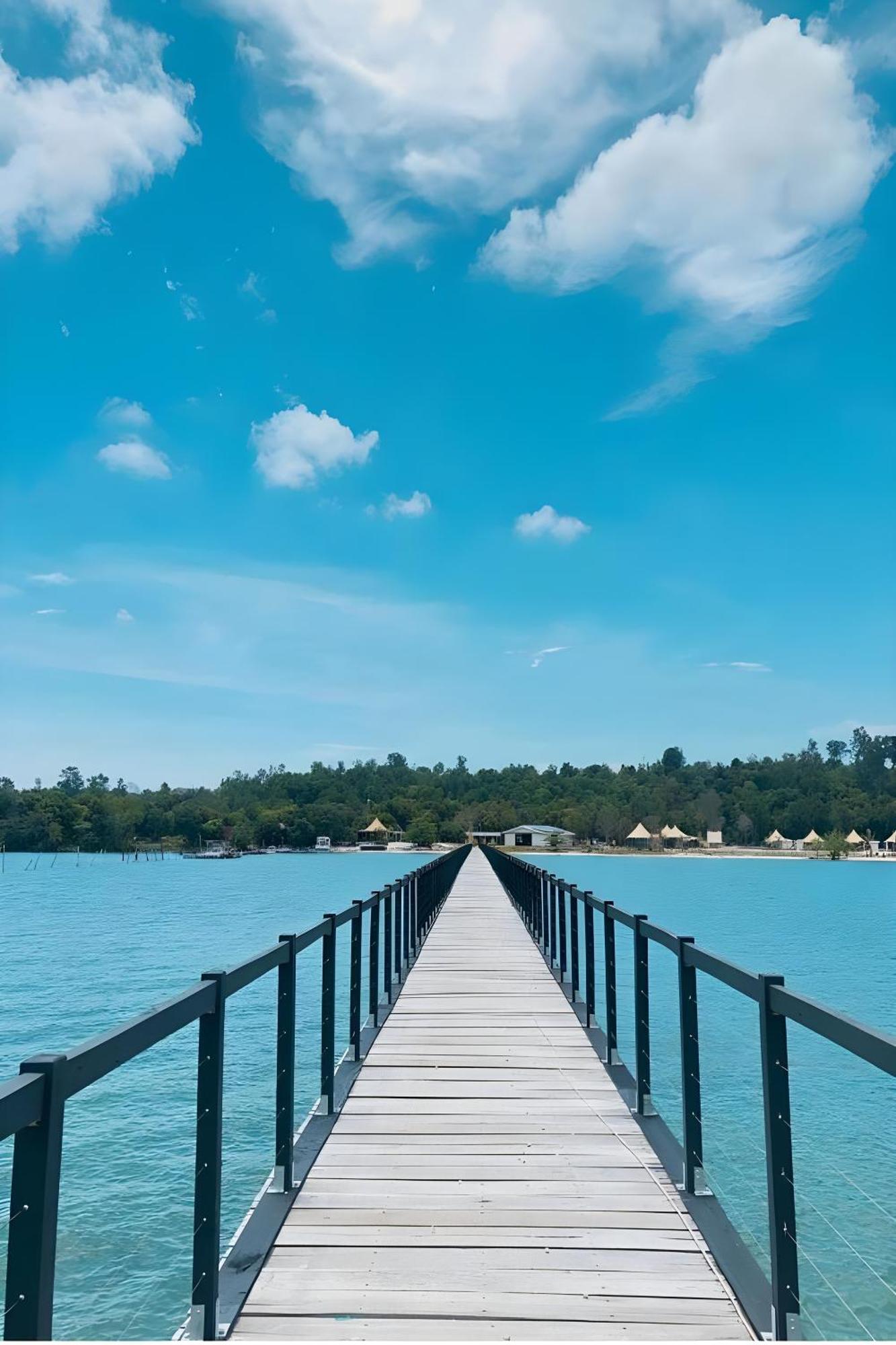 Kiki Beach Resort Galang Island Exterior foto