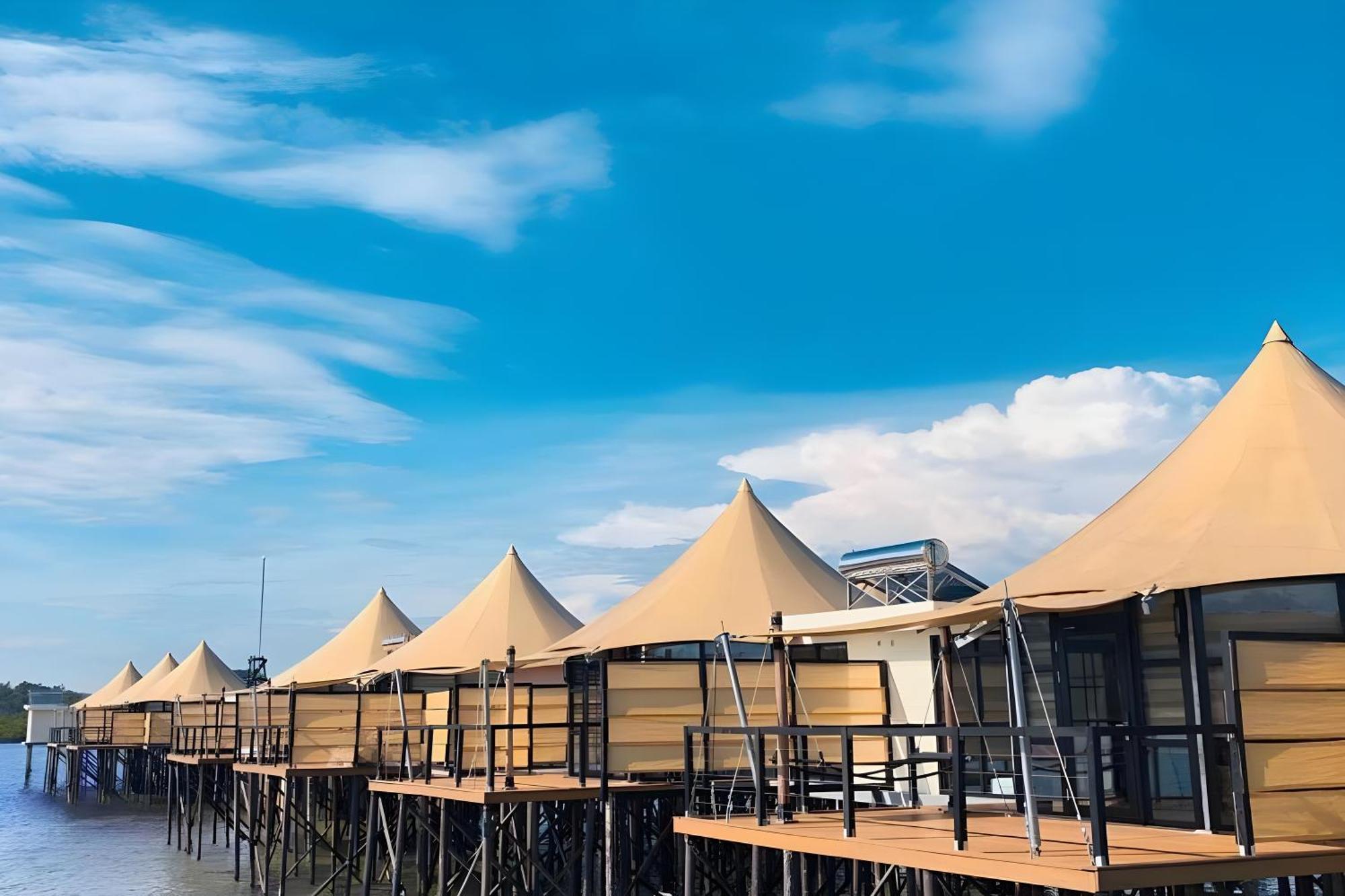 Kiki Beach Resort Galang Island Exterior foto