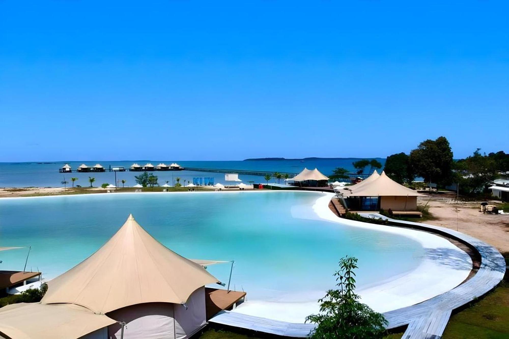 Kiki Beach Resort Galang Island Exterior foto